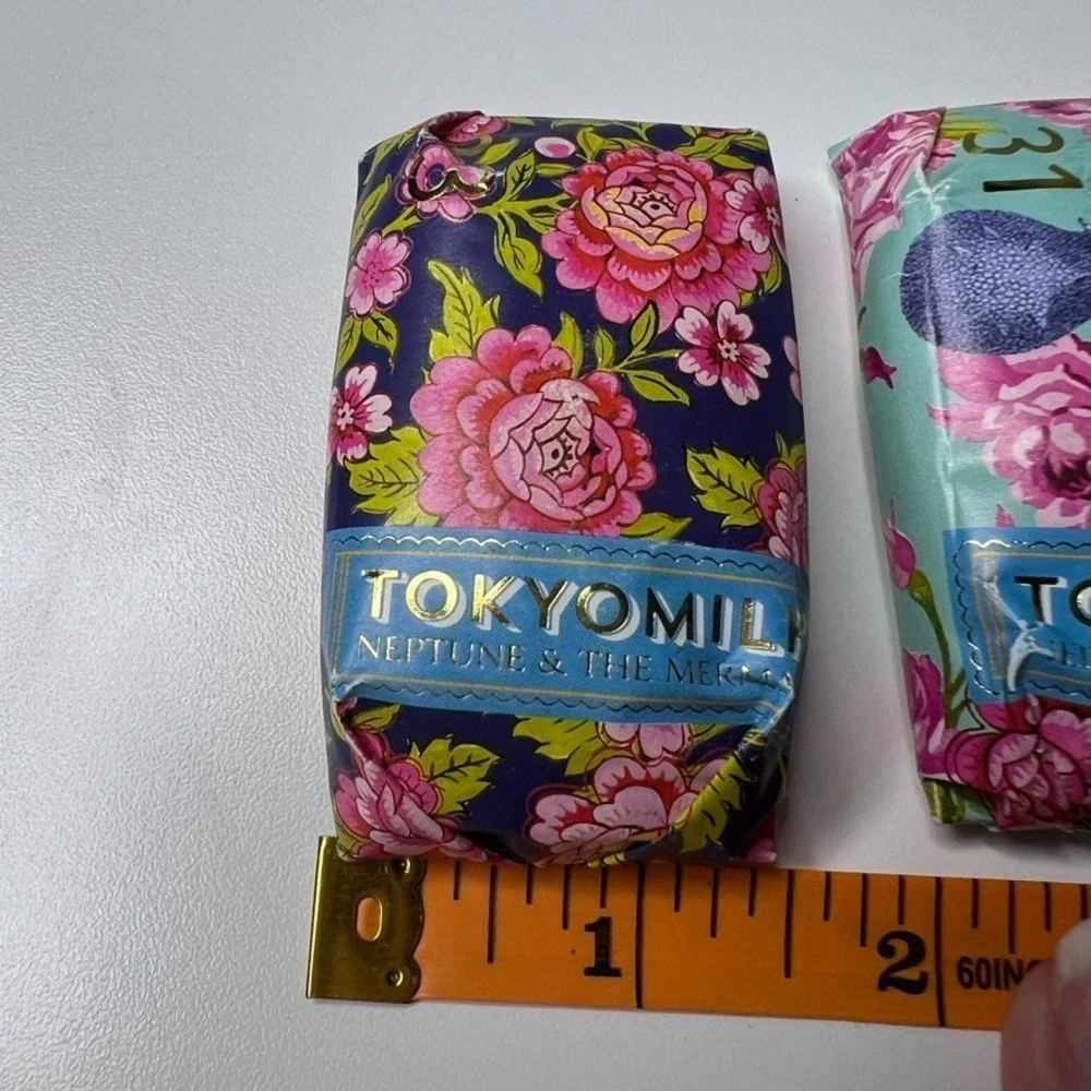3‎ TokyoMilk Neptune and The Mermaid Lost Atlantis Mini Soap Collection 35g New